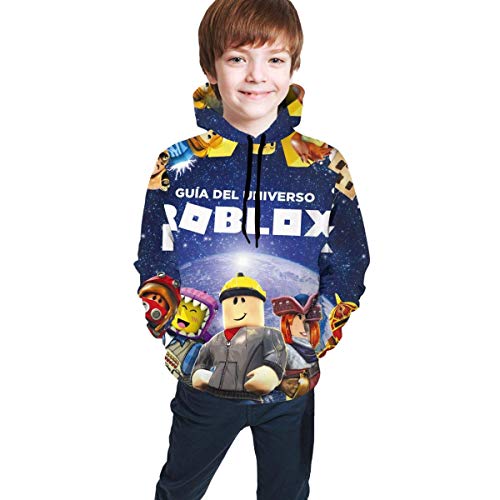 maichengxuan Ro-blox Hero - Sudadera con capucha unisex con estampado en 3D, para niños/niñas y adolescentes