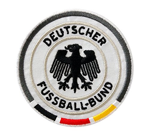 MAREL Parche termoadhesivo bordado de la selección de Alemania de la FIFA Soccer, 8,5 cm, réplica