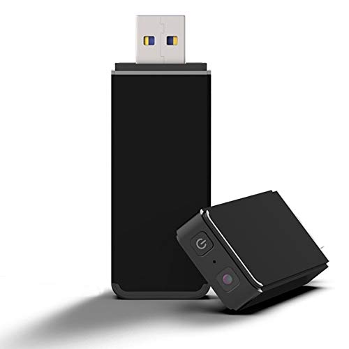 Mini Camara Espia USB Oculta Video Cámara, Tecnoxer 1080P HD Cámara Portátil Interior/Camaras de Seguridad Pequeña Interior/Exterior/Detección de Movimiento