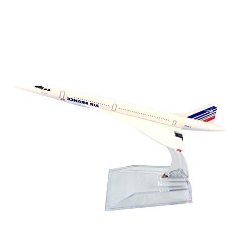 Modelo de avión 1/400 16 cm Diecast Air France Concorde Avión Modelo de avión Regalo para niños