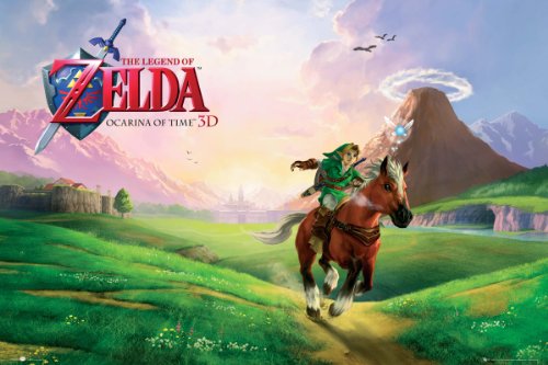 Nintendo Póster The Legend of Zelda/La Leyenda de Zelda Ocarina of Time/del Tiempo (91,5cm x 61cm)