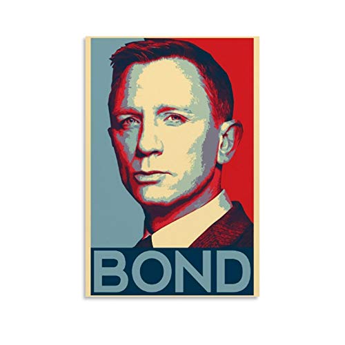 NUOMANAN 007 James Bond rinde homenaje a los clásicos, arte moderno, pinturas de pared, 60 x 90 cm, pintura para decoración del hogar, decoración de pared, sin enmarcar/enmarcarse
