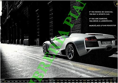 Official Calendar 2009. Gallardo LP 560-4 and all the city's eyes are on you.