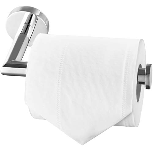 Paladinz - Portarrollos de Papel de Acero Inoxidable Cromado para baño y Cocina, Accesorio Redondo de Acero Inoxidable 304, 20 años de garantía