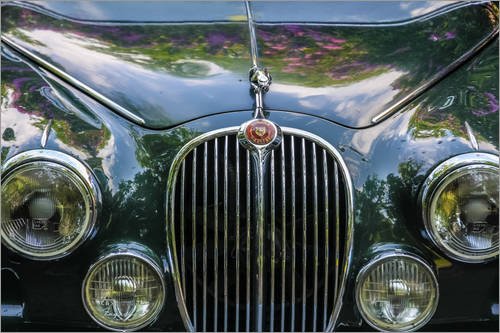 Posterlounge Cuadro de Aluminio 90 x 60 cm: Classic Car Jaguar Mark II de Christian Müringer