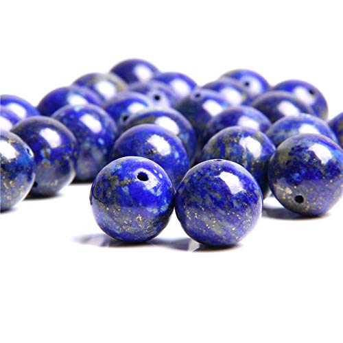 Pulsera De Piedra Brazaletes Muñequera,Natural Stone Beads Blue Lapis Lazuli Round Beads For Unisex Accessorie Yoga Diy Jewelry Making Charm Bracelet Necklace 4 6 8 10 12Mm 15.5&Quot;,Lapis Lazuli,10