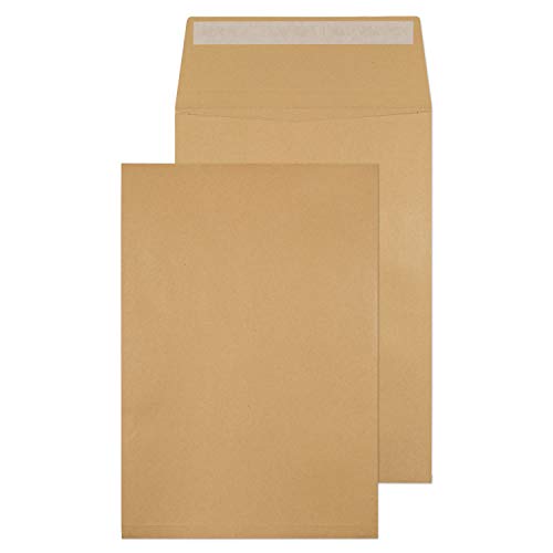 Purely Packaging C4 - Sobres autoadhesivos (324 x 229 x 25 mm, 125 unidades), color marrón