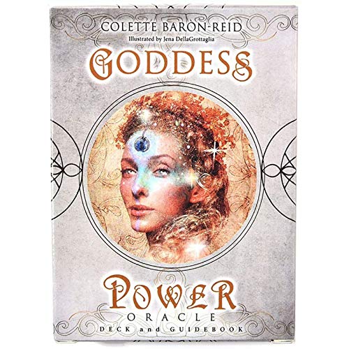 QHM Tarot Goddess Power Oracle Tarot 52-Card Deck Edición En Inglés Naipes para Fiestas Familiares Y Entretenimiento
