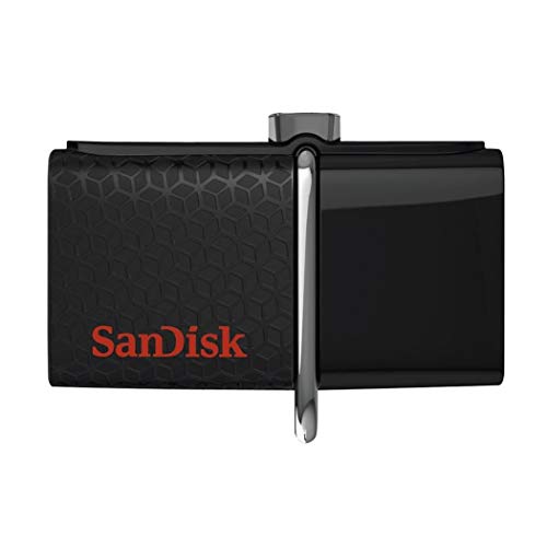 SanDisk - Memoria flash Ultra 256GB USB Dual Drive USB 3.0 Up to 150MB/s Read - negro