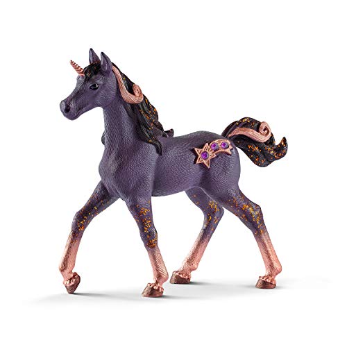 Schleich- Figura de Unicornio de Estrella fugaz, Potro, Colección Bayala, 18 cm (70580)