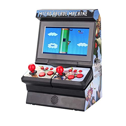 SJHPX Mini Arcade Game Machine, Retro Recreativa Arcade, 300 Classic Handheld Games FC Máquina, Home Consola de Juegos, para Familias, Fiestas, NiñOs, Adultos, 14.5 x 10.5 x 21 cm