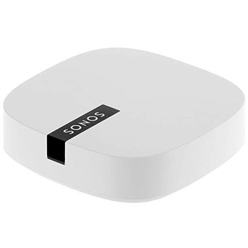 Sonos Boost amplificador de wifi con tres antenas para una mayor cobertura - repetidor de red inalámbrico para una transmisión sin interferencias, color blanco