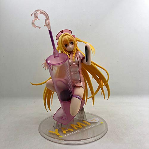 STKCST Anime Love-Russian Girl Golden Sombra Oro Darkness Enfermera 1/7 Figura Versión Escultura Decoración Estatua Muñeca Modelo Modelo Figura 20cm High