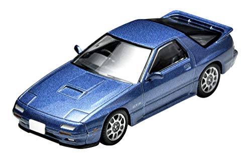 TomyTEC 307648 1/64 Mazda RX7 GT-X Savanna Azul Modelo 1989 Die- Cast, Coleccionista Modelos