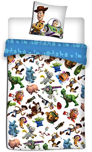 Toy Story Disney - Juego de funda nórdica para cama individual