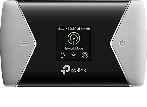 TP-Link M7450 - Router 4G (CAT6) Wi-Fi Portátil, MiFi, 300 Mbps a Doble Banda, Batería 3000 mAh (15h), Ranura Tarjeta SIM, Pantalla OLED, Conecta 32 Dispositivos Simultáneamente, Fácil Configuración