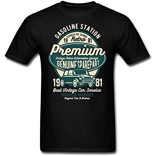 TRK Austin Mini Vintage Premium Car Garage - Genuine Parts Men's T-Shirt KMYTEW