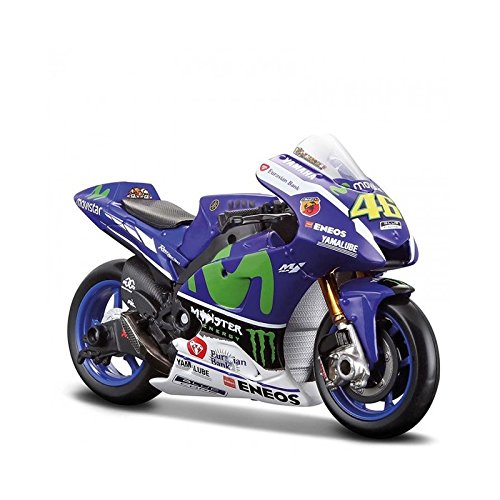 VR46 – Miniatura moto Valentino Rossi Moto GP Yamaha Racing 16 escala 1/10.