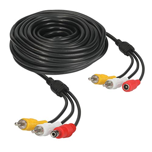 VSG 24 29125 - Cable de extensión RCA para sistema de marcha atrás para coche, furgoneta, caravana, 12 y 24 V - 10 m