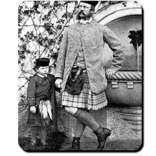 Wilhelm II Vater Sohn Candado Balmoral Escocia 1863 Friedrich Wilhelm thronfolger Imperio Alemán Prusia – Ratón Mousepad Ordenador Laptop PC # 16406