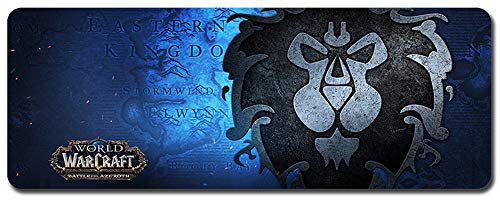World of Warcraft-Mouse Pad Game Mouse Pad Extra-Large Thickening Lock Edge Durable Smooth Computer Laptop Pad (900 * 400 * 3MM/35.5 * 15.7 * 0.12inch, 111)