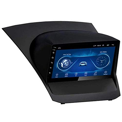 YSSSZ Navegación GPS para Coche Android 9 para Ford Fiesta 2013-2017, Unidad Central automática estéreo con micrófono/SWC/Manos Libres/FM/RDS Equipo Multimedia para Radio de Coche,4G WiFi 4G+64G