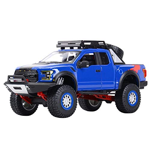 1:24 para Raptor-Mais 2017 Off-Road Kings Pickup Truck Static Diecast Aleoy Model Gifts para Niños Modelos a Escala (Size : 2)