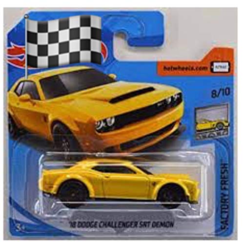 2018 '18 Dodge Challenger SRT Demon Yellow 8/10 Factory Fresh 319/365 (Short Card)