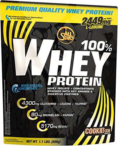 ALL STARS 100% Whey Protein Cookies Cream - 500 gr