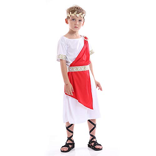 Avsvcb Cosplay Navidad Diosa Infantil Antigua Roma Ropa egipcia Halloween Novedad Regalo Disfraz de mitología Griega Antigua