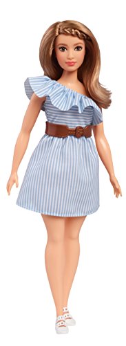 Barbie Fashionista, Muñeca Purely Pinstriped, juguete +7 años (Mattel FJF41) , color/modelo surtido
