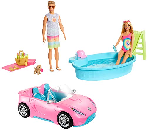 Barbie- Muñecas, Coches y Accesorios (Mattel GJB71)