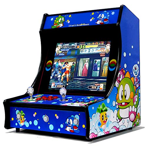 Bartop Pandora box 2700 Juegos Retro Consola Maquina recreativa Arcade Video, Mueble arcade de 19" LCD 4:3, diseño original con joysticks y botones retroiluminados, Altavoces incorporados, Mame