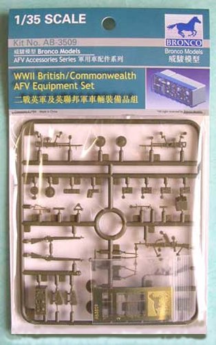 Bronco Models ab3509 – Accesorios de construcción WWII British/Commonwealth AFV Equipment , color/modelo surtido