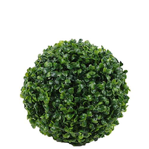 Buxus - Bola de boj artificial (diámetro de 12 cm), color verde
