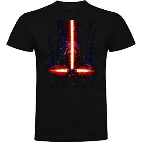 Camiseta de Mujer Star Wars Dark Vader Han Solo Fuerza Kylo REN Leia L