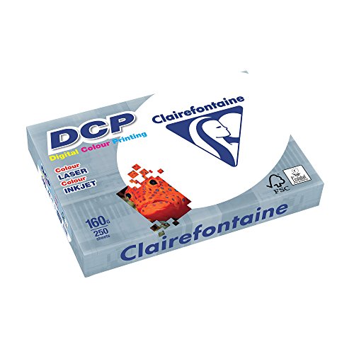 Clairefontaine DCP - Resma de papel, 250 hojas, 21 x 29.7 cm, color blanco