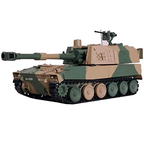 CMO Maqueta Tanque de Guerra, Tanque de obús autopropulsado japonés Tipo 75 de 155 mm el Plastico Militares Escala 1:72, Juguetes y Regalos para Niños