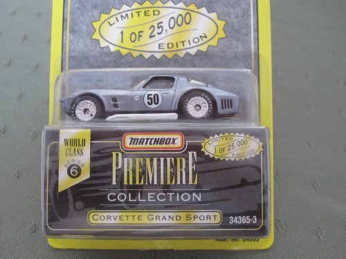 Corvette Grand Sport (silver) Matchbox Premiere Series 6 #34363-3 by Matchbox