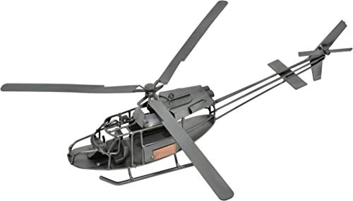 CREOFANT Hinz & Kunst Original - Helicóptero de helicóptero para pilotos (figura de metal)