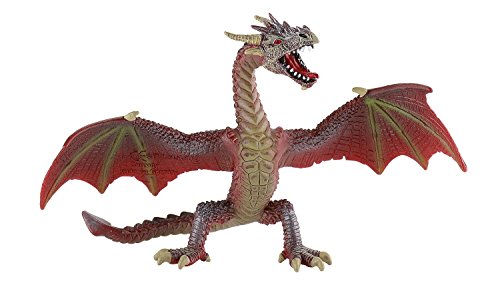 Desconocido Bullyland 75591 - Flying Dragon, Rojo-marrón [Importado de Alemania]