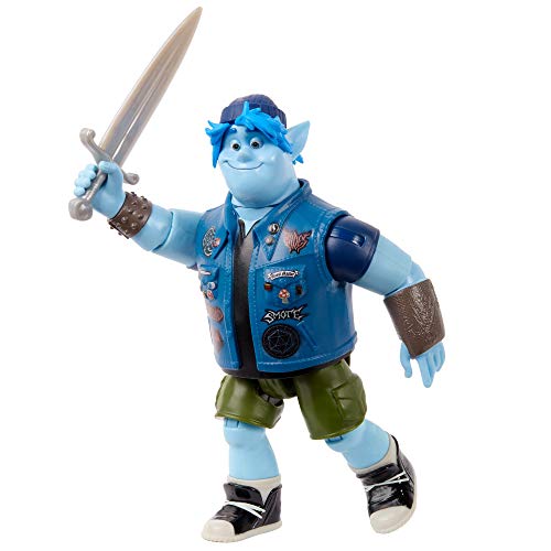 Disney and Pixar’s Onward Core Figure Barley Character Action Figure Realistic Movie Toy Brother Doll for Storytelling, Display and Collecting for Ages 3 and Up