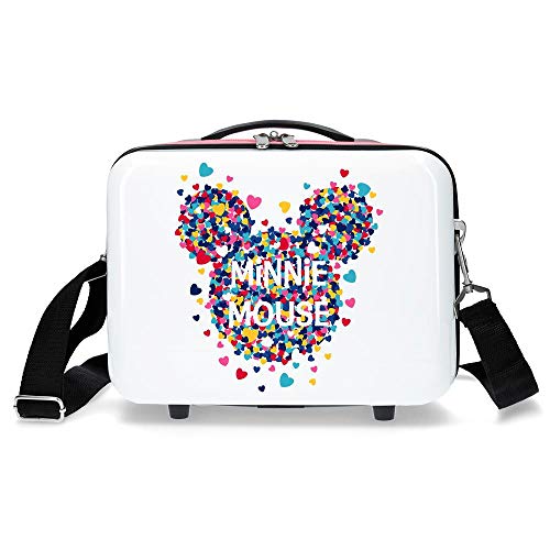 Disney Minnie Magic Nececer Adaptable Blanco 29x21x15 cms ABS