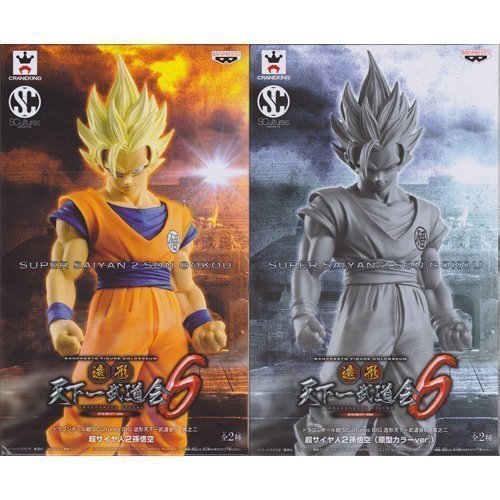 Dragon Ball super SCultures BIG modeling Tenkaichi Budokai 6 ‘´”V two (Super Saiyan 2 Goku) Full set of 2