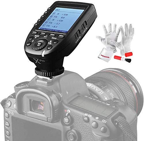 Godox XPro-N i-TTL 2.4G 2.4G Inalámbrico X Sistema Alta velocidad Flash Disparo con Grande LCD Pantalla Transmisor Para Nikon D5 D4 0300S D300 D500 D810 D3100 D3200 D5200 DSLR Cámaras