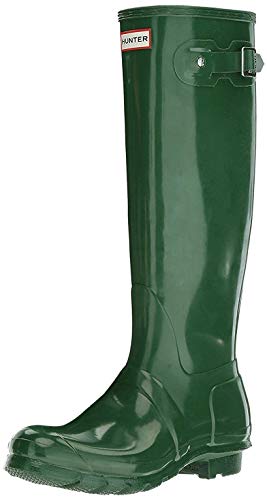 Hunter High Wellington Boots, Botas de Agua para Mujer, Verde (Green HGR), 38 EU