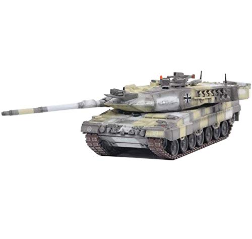 JIALI 1/72 Scale Diecast Tank Metal Model, Leopard 2A7 Máquinas de Batalla Principal Modelo de Combate de la Ciudad Alemana, Juguetes Militares y Regalos, 6.1 Pulgadas x 1.9 Pulgadas