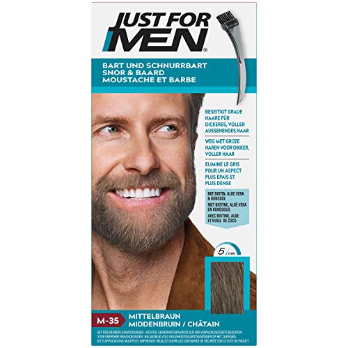 Just For Men 2020 Artwork - Bigote y barba, 28 g, color marrón