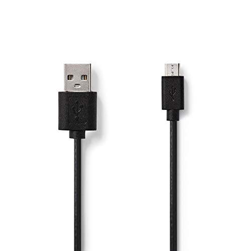 KnnX 28074 | Cable USB 2.0 | A Macho a Micro-B | Longitud: 5 Metros | Combinado de Carga y Transferencia de Datos para Smartphones Android