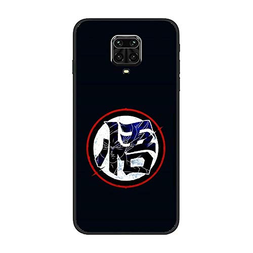 LAMMING Black Matte Soft Thin Gel Back Case Cover for XIAOMI Redmi Note 9 Pro/Note 9 Pro MAX-Super Goku-Kakarot Blue 6